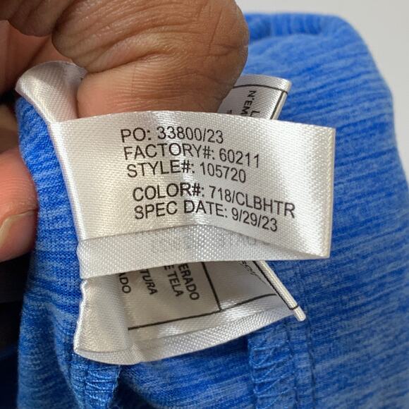 Antigua Sweatshirt Mens Small Aqua Blue Evening Spikes 2 Baruffa Hooded Pullover - Picture 12 of 14